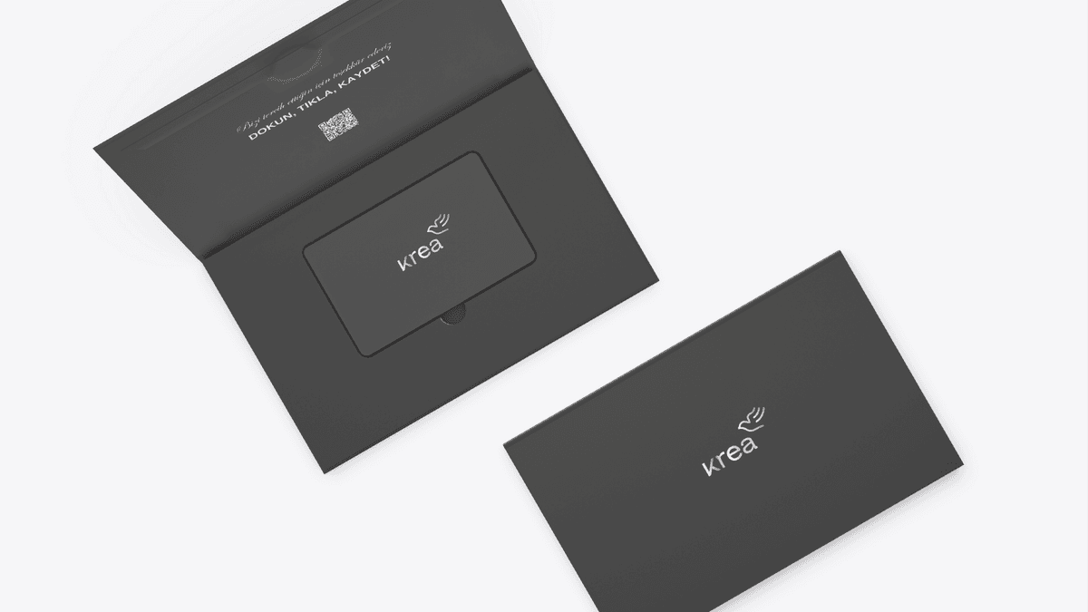 NFC ve QR Kodlu Kartvizit