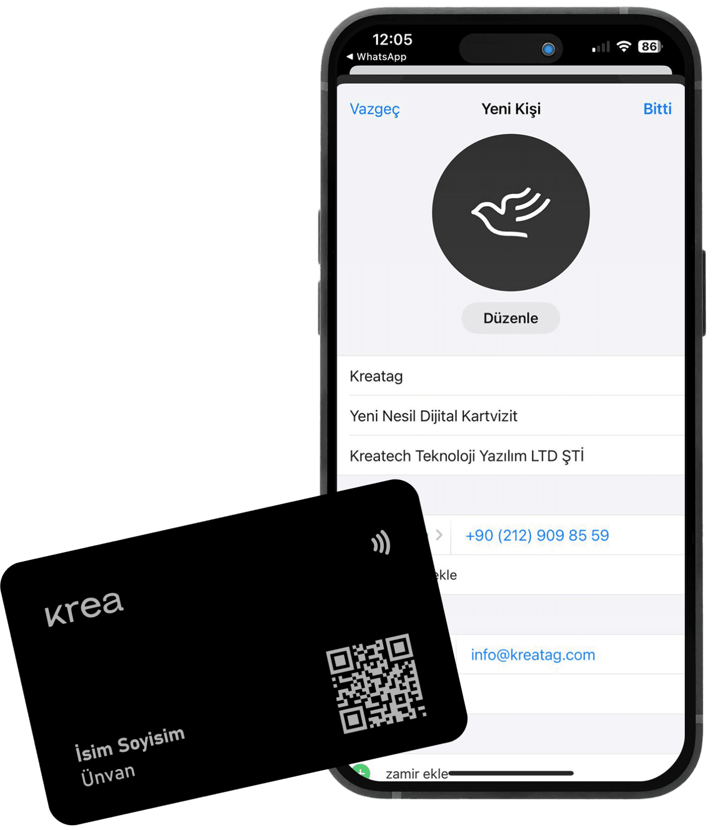 NFC İş Bağlantıları Takibi