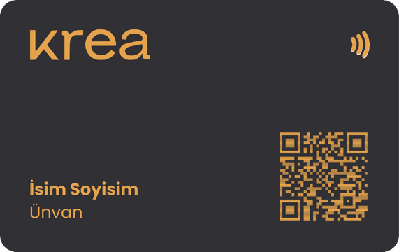 Siyah Gold Dijital Kartvizit arka yüz