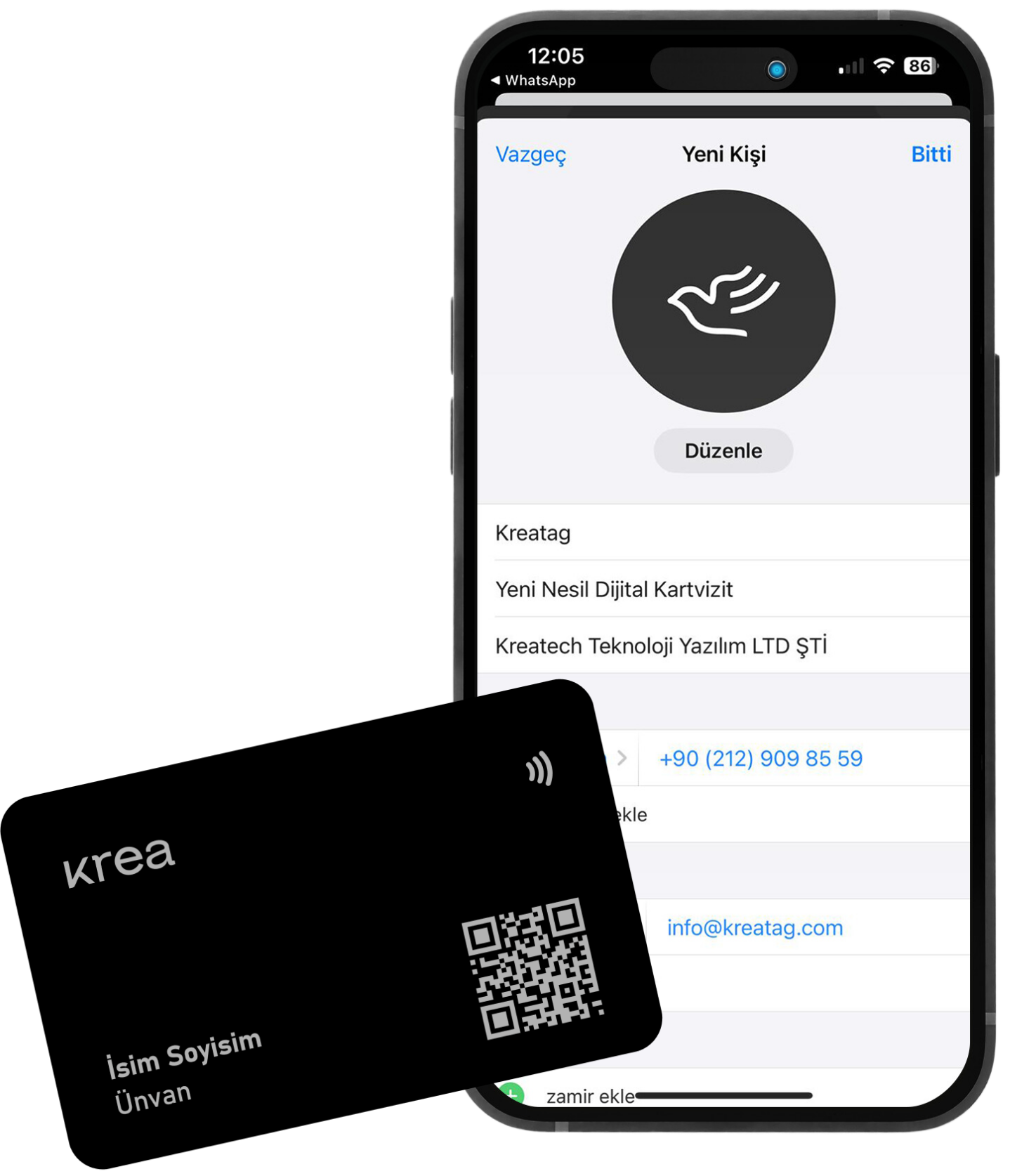 NFC İş Bağlantıları Takibi