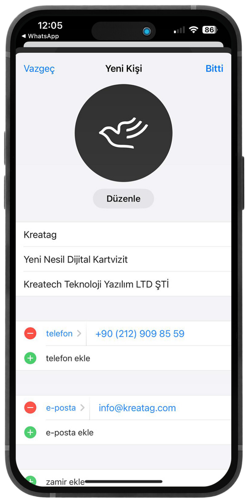 Akıllı NFC Kart Bildirimleri